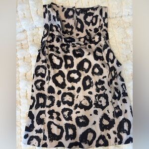 Ann Taylor cowlneck sleeveless blouse